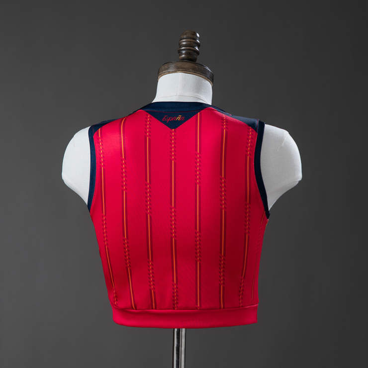Spanien Hemmaställ VM 2026 Crop Top – Fotbollslinne Dam-1