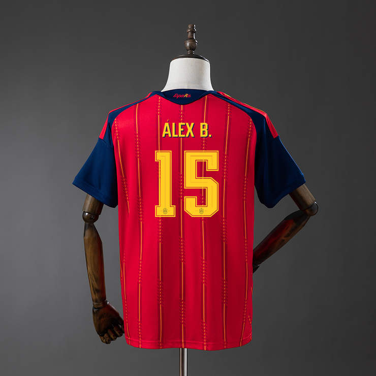 Spanien VM 2026 Hemmaställ Herr Álex Baena #15 Matchtröja Mästarutgåva