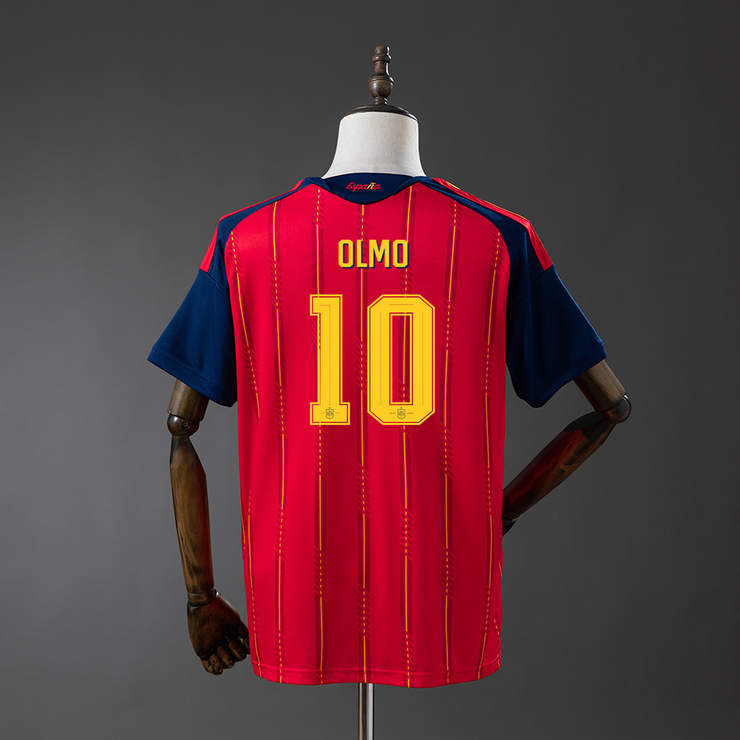 Spanien VM 2026 Hemmaställ Herr Dani Olmo #10 Matchtröja Mästarutgåva