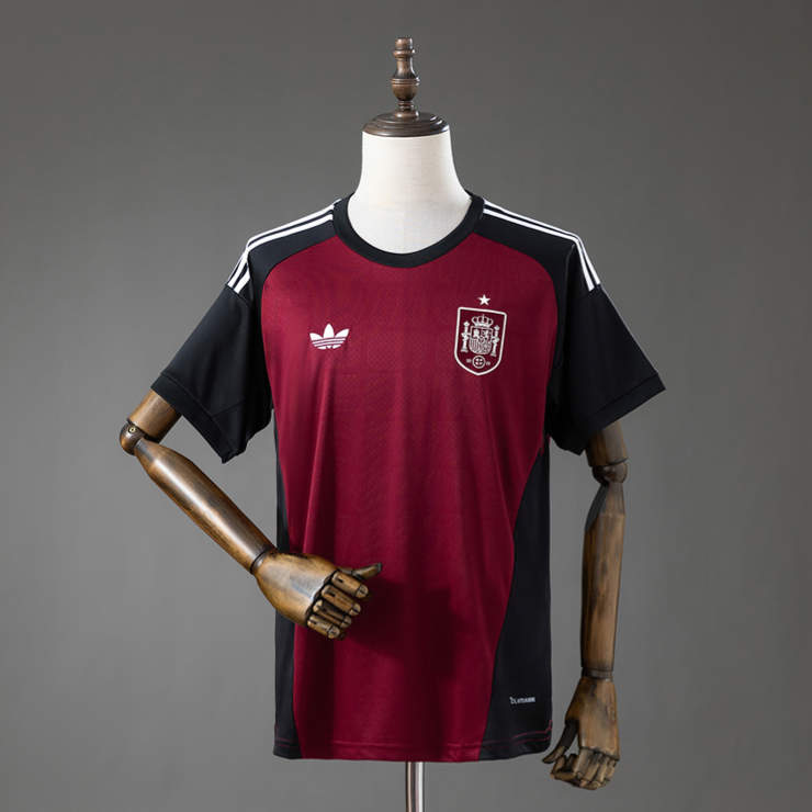 Spanien Målvaktströja VM 2026 Vinröd – Matchtröja Herr