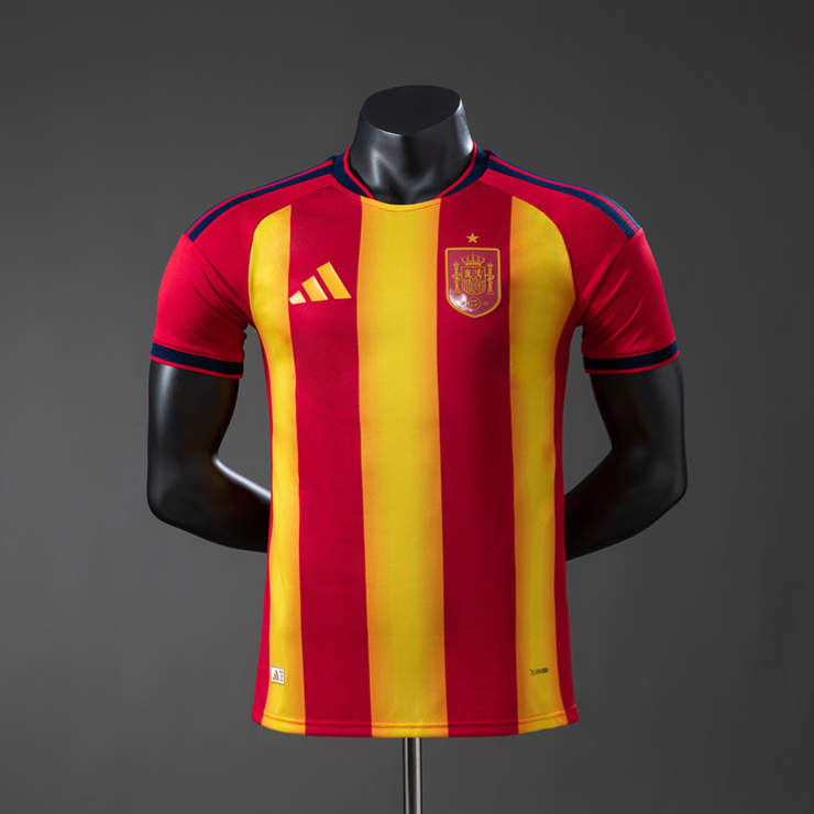 Spanien Matchtröja VM 2026 Specialutgåva Röd Gul Herr