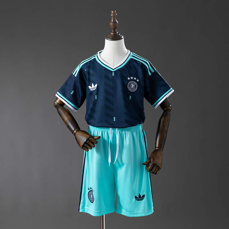 Tyskland VM 2026 Bortaställ Barn Matchtröja med Shorts