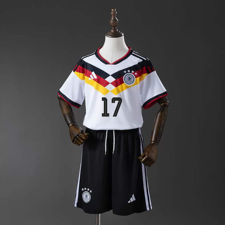 Tyskland VM 2026 Hemmaställ Barn Florian Wirtz 17 Matchtröja med Shorts