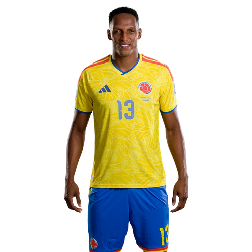 Colombia VM 2026 Hemmaställ Yerry Mina 13 Herr Fotbollsställ
