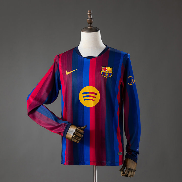 Barcelona 2026/27 Hemmaställ Herr Långärmad Matchtröja