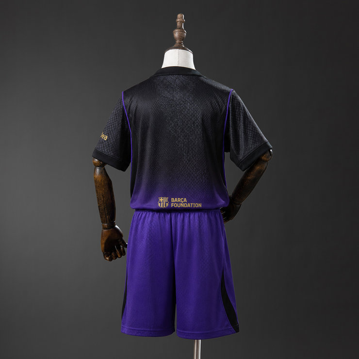 Barcelona x Kobe Bryant 2026/27 Bortaställ Barn Matchtröja Set med Shorts-1