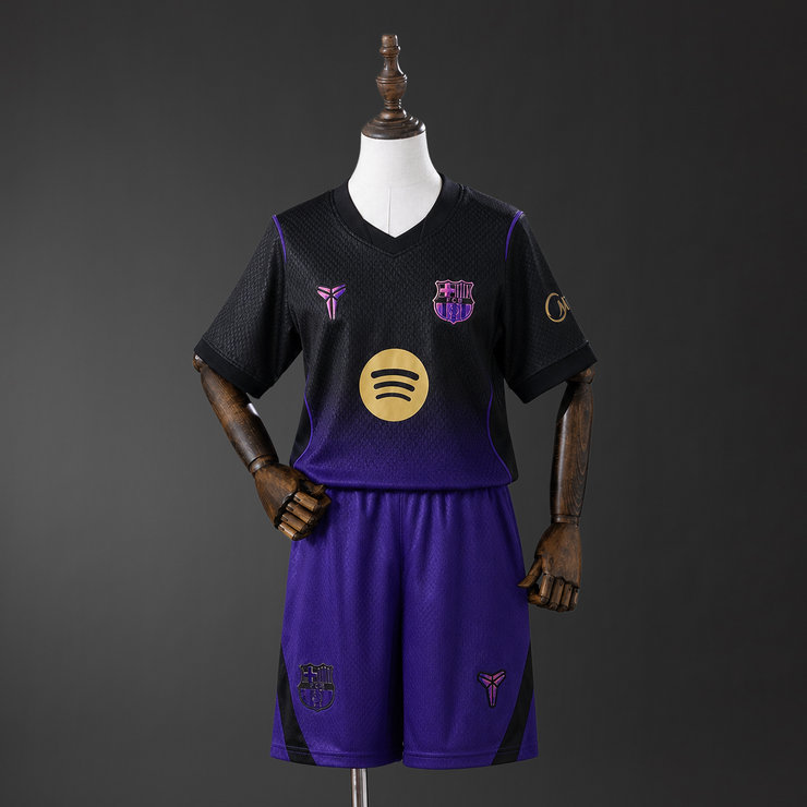 Barcelona x Kobe Bryant 2026/27 Bortaställ Barn Matchtröja Set med Shorts