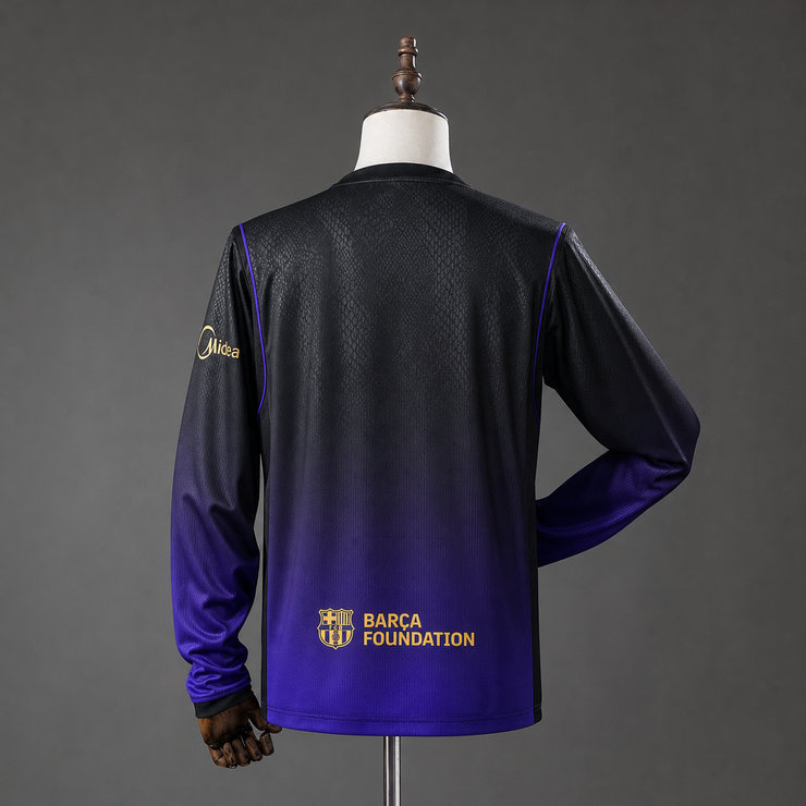 Barcelona x Kobe Bryant 2026/27 Bortaställ Herr Långärmad Matchtröja-1