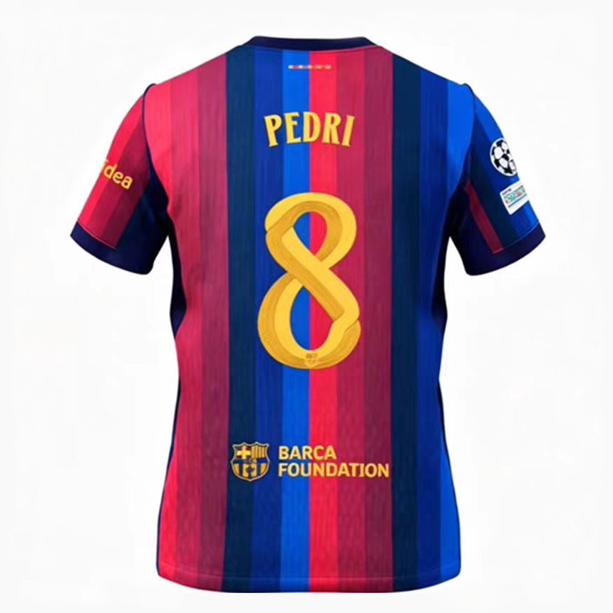 FC Barcelona Hemmaställ 2026/27 Pedri #8 Herr Matchtröja