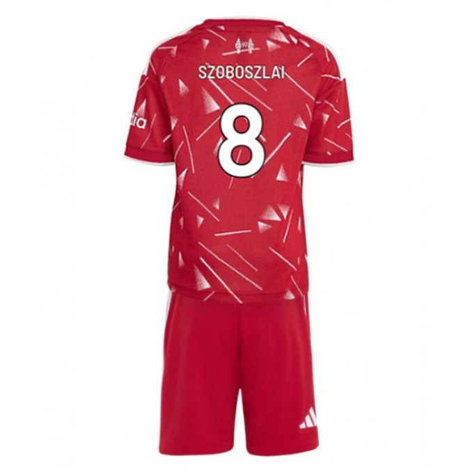Liverpool FC 2026/27 Dominik Szoboszlai 8 Barn Hemmaställ med shorts