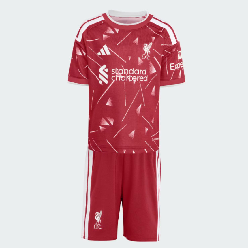 Liverpool FC 2026/27 Hemmaställ Barn Kortärmad Matchtröja Set med Shorts
