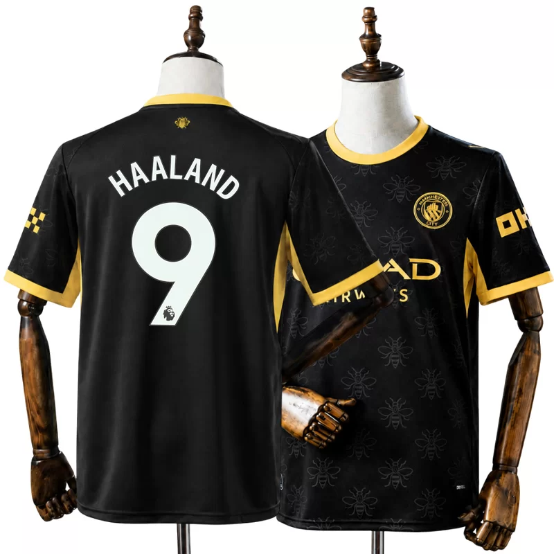 Manchester City 2026/27 Erling Haaland 9 Bortaställ Herr Matchtröja