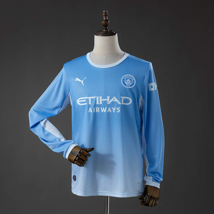 Manchester City 2026/27 Hemmaställ Långärmad Matchtröja Herr