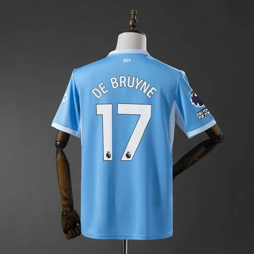 Manchester City 2026/27 Kevin De Bruyne 17 Hemmaställ Herr Matchtröja