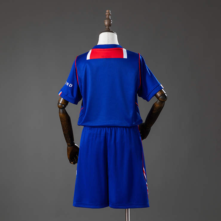 Paris Saint-Germain PSG 2026/27 Hemmaställ Barn Matchtröja med Shorts-1