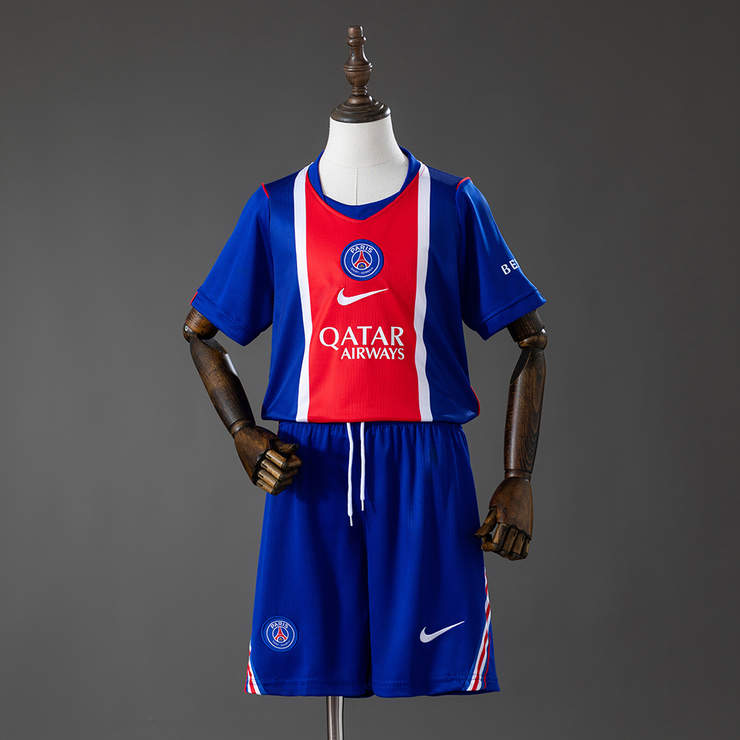 Paris Saint-Germain PSG 2026/27 Hemmaställ Barn Matchtröja med Shorts