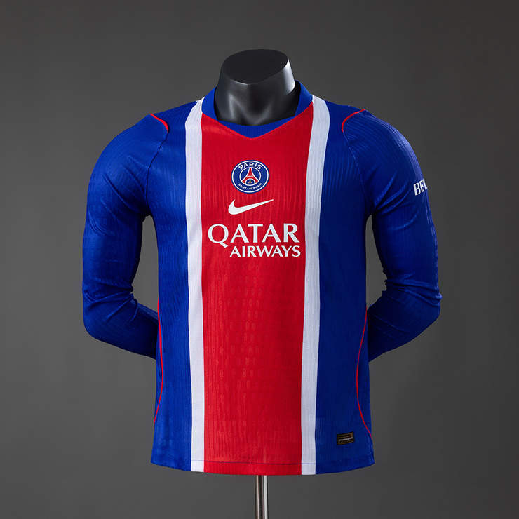 Paris Saint-Germain PSG 2026/27 Hemmaställ Spelarversion Långärmad Matchtröja Herr