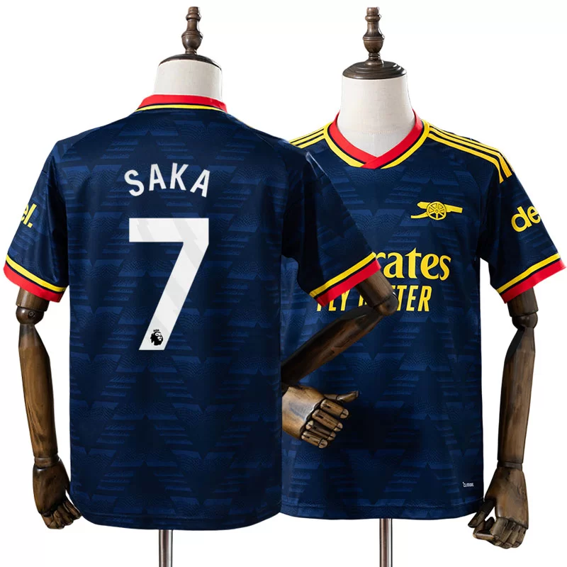 Arsenal 2026/27 Bortaställ Bukayo Saka 7 Herr Mörkblå Matchtröja