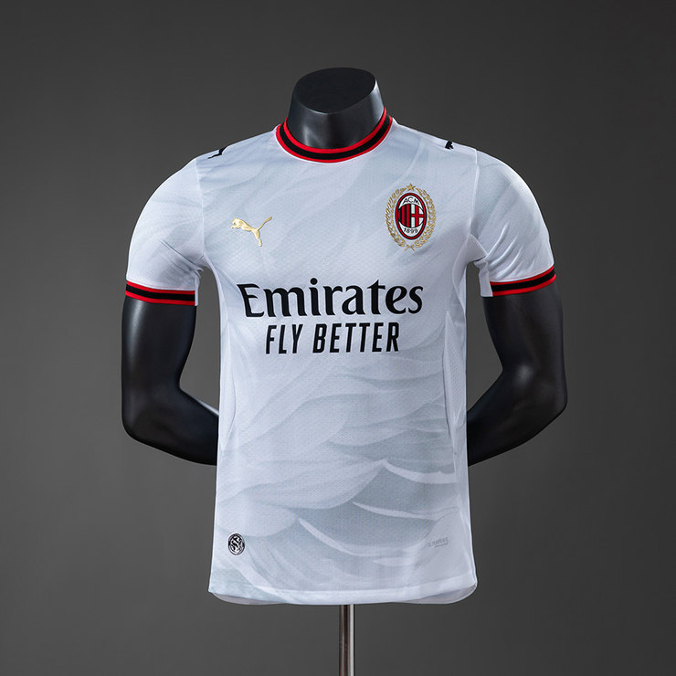 AC Milan 2026/27 Bortaställ Herr Spelarversion Vit Matchtröja