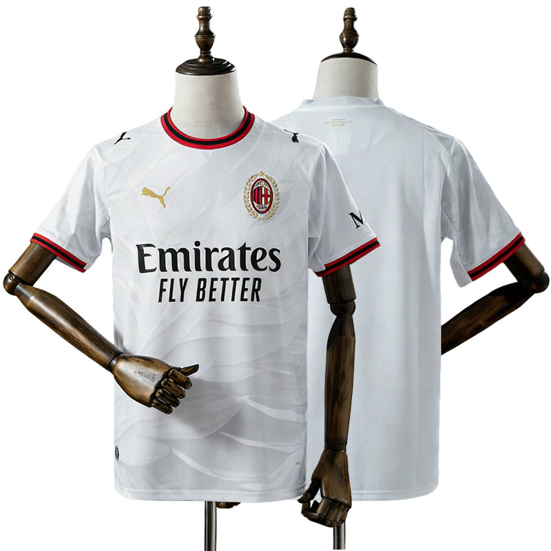AC Milan 2026/27 Bortaställ Herr Vit Guld Matchtröja