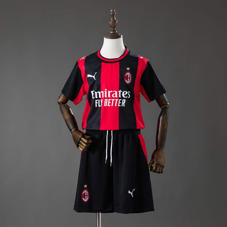 AC Milan 2026/27 Hemmaställ Barn Matchtröja med Shorts