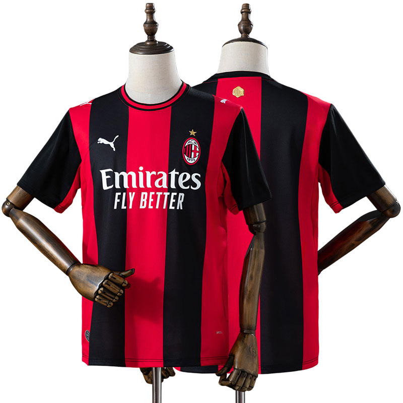 AC Milan 2026/27 Hemmaställ Herr Röd Svart Matchtröja
