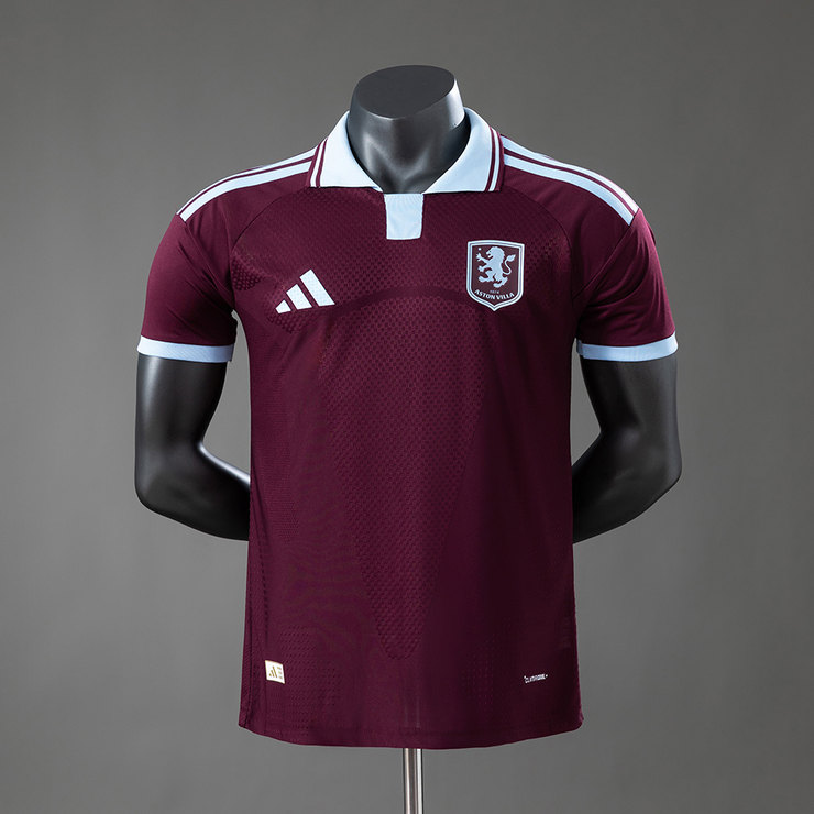 Aston Villa 2026/27 Hemmaställ Spelarversion Herr Vinröd Matchtröja