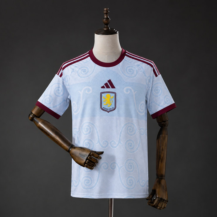 Aston Villa 2026/27 Tredjetröja Herr Ljusblå och Vinröd Matchtröja