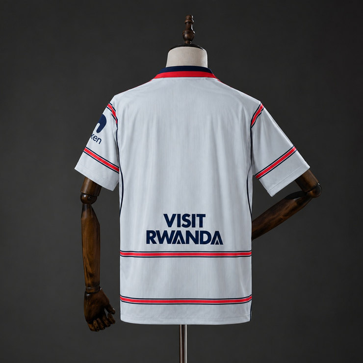 Atlético Madrid 2026/27 Tredjetröja Herr Ljusgrå Röd och Blå Matchtröja-1