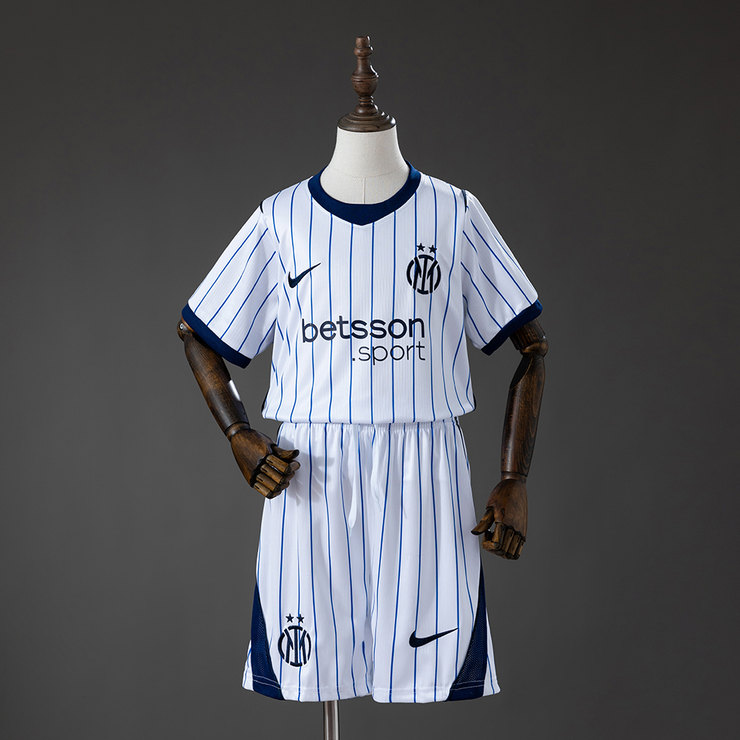 Inter Milan 2026/27 Bortaställ Barn Matchtröja med Shorts