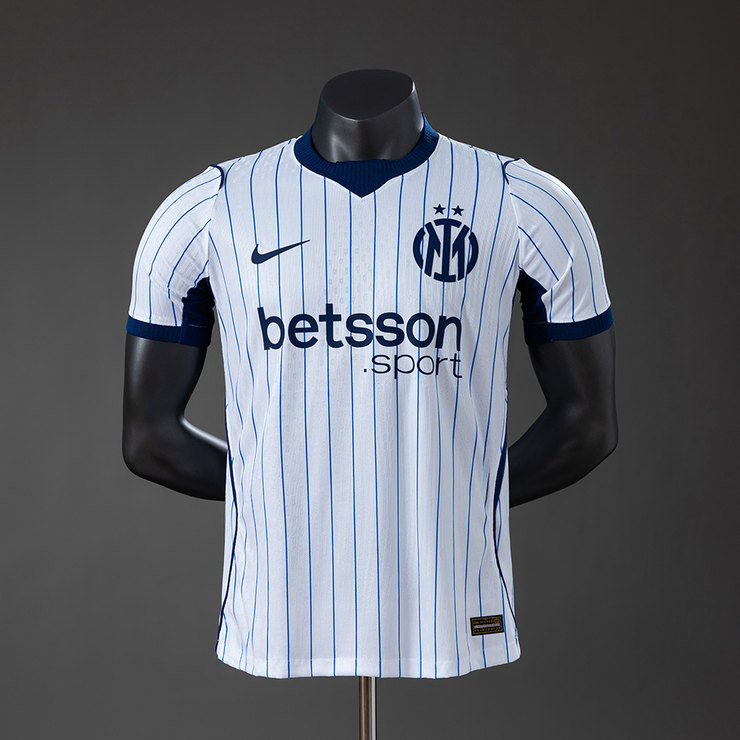Inter Milan 2026/27 Bortaställ Herr Spelarversion Vit Matchtröja