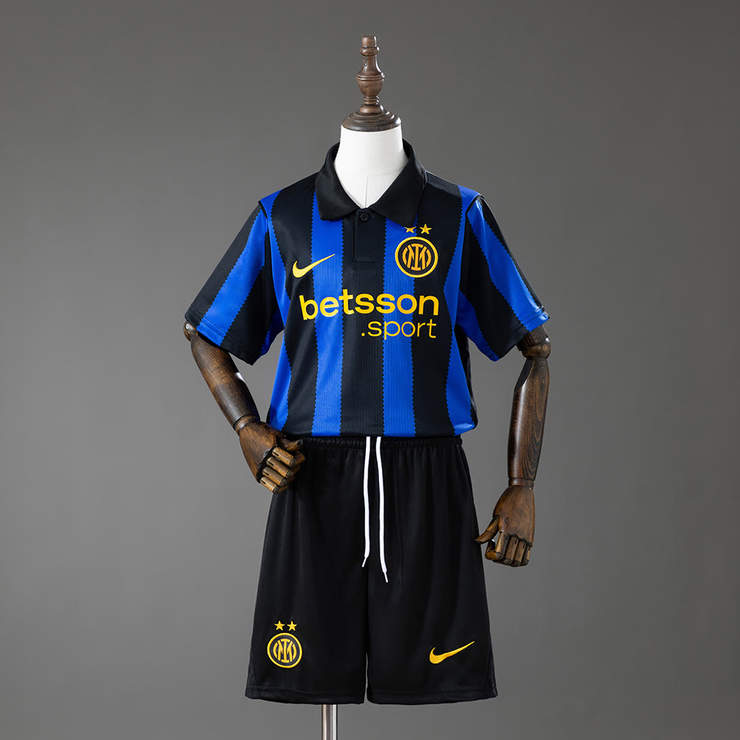 Inter Milan 2026/27 Hemmaställ Barn Matchtröja med Shorts