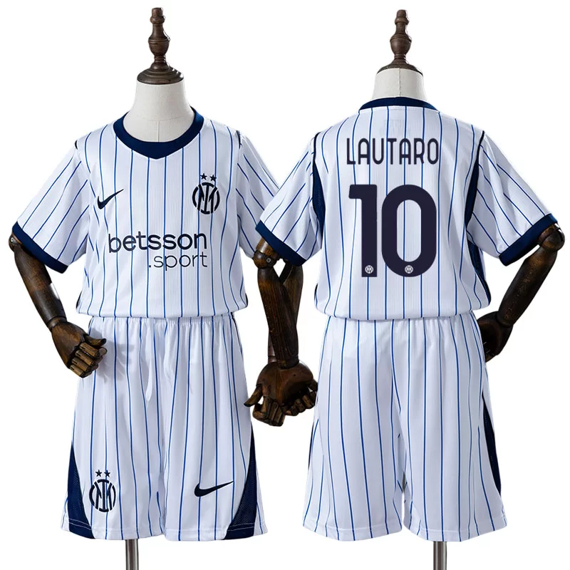Lautaro Martínez 10 Inter Milan 2026/27 Bortaställ Barn Fotbollsställ med Shorts