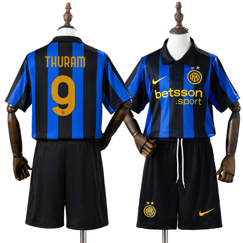 Marcus Thuram 9 Inter Milan 2026/27 Hemmaställ Barn Fotbollsställ med Shorts